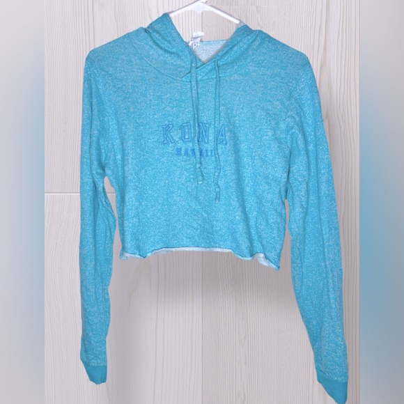 pimatee Tops - Women’s Kona Hawaii Cropped Hoodie